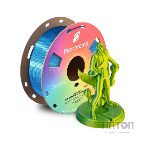 Пластик для 3D-принтера Polymaker PLA PANCHROMA DUAL SILK 1,75mm 1kg Yellow-Blue (CA03026)