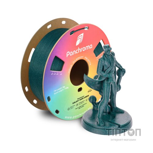 Пластик для 3D-принтера Polymaker PLA PANCHROMA GALAXY 1,75mm 1kg DARK GREEN (CA02026)