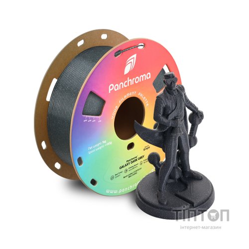 Пластик для 3D-принтера Polymaker PLA PANCHROMA GALAXY 1,75mm 1kg DARK GREY (CA02028)