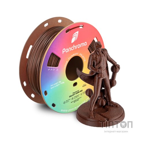 Пластик для 3D-принтера Polymaker PLA PANCHROMA GALAXY 1,75mm 1kg DARK RED (CA02027)