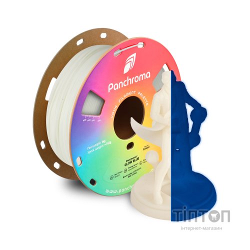 Пластик для 3D-принтера Polymaker PLA PANCHROMA GLOW 1,75mm 1kg BLUE (CA02029)