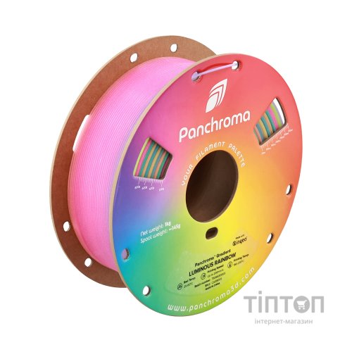Пластик для 3D-принтера Polymaker PLA PANCHROMA GRADIENT 1,75mm 1kg LUMINOUS RAINBOW (CA09003)