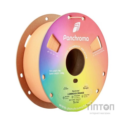 Пластик для 3D-принтера Polymaker PLA PANCHROMA LUMINOUS 1,75mm 1kg ORANGE (CA02033)