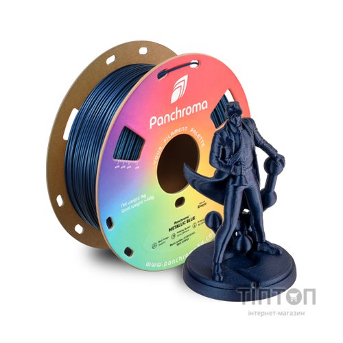 Пластик для 3D-принтера Polymaker PLA PANCHROMA METALLIC 1,75mm 1kg BLUE (CA02036)