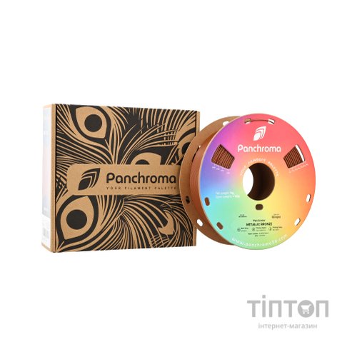Пластик для 3D-принтера Polymaker PLA PANCHROMA METALLIC 1,75mm 1kg BRONZE (CA02013)