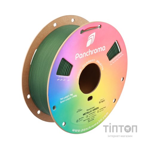 Пластик для 3D-принтера Polymaker PLA PANCHROMA METALLIC 1,75mm 1kg GREEN (CA02041)