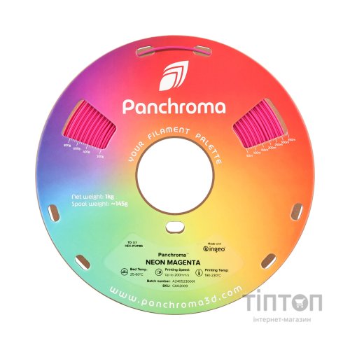 Пластик для 3D-принтера Polymaker PLA PANCHROMA NEON 1,75mm 1kg MAGENTA (CA02009)