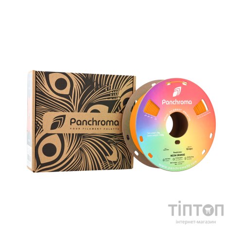 Пластик для 3D-принтера Polymaker PLA PANCHROMA NEON 1,75mm 1kg ORANGE (CA02008)