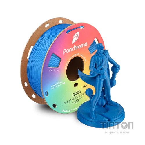 Пластик для 3D-принтера Polymaker PLA PANCHROMA SATIN 1,75mm 1kg BLUE (CA05002)