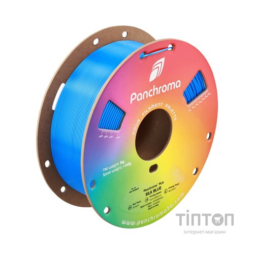 Пластик для 3D-принтера Polymaker PLA PANCHROMA SILK 1,75mm 1kg BLUE (CA03002)