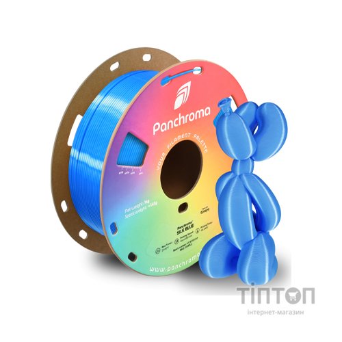Пластик для 3D-принтера Polymaker PLA PANCHROMA SILK 1,75mm 1kg BLUE (CA03002)