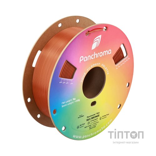 Пластик для 3D-принтера Polymaker PLA PANCHROMA SILK 1,75mm 1kg BRONZE (CA03004)