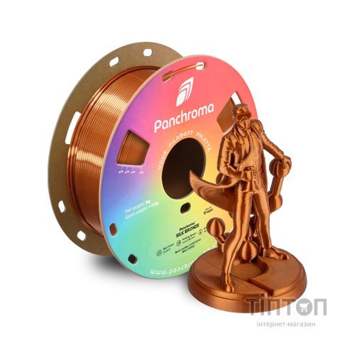 Пластик для 3D-принтера Polymaker PLA PANCHROMA SILK 1,75mm 1kg BRONZE (CA03004)