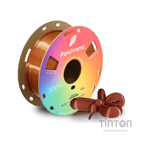 Пластик для 3D-принтера Polymaker PLA PANCHROMA SILK 1,75mm 1kg BRONZE (CA03004)