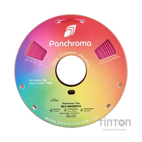Пластик для 3D-принтера Polymaker PLA PANCHROMA SILK 1,75mm 1kg MAGENTA (CA03010)
