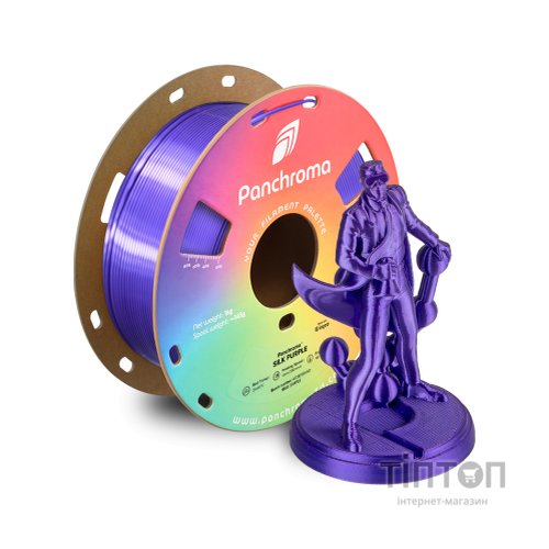 Пластик для 3D-принтера Polymaker PLA PANCHROMA SILK 1,75mm 1kg PURPLE (CA03014)