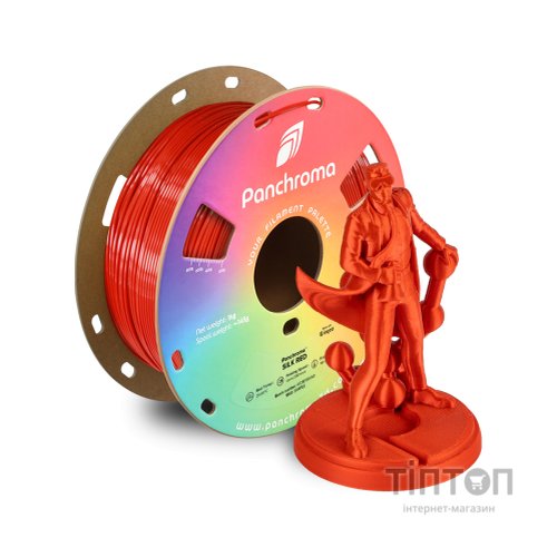 Пластик для 3D-принтера Polymaker PLA PANCHROMA SILK 1,75mm 1kg RED (CA03015)