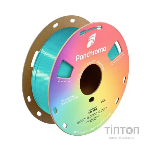 Пластик для 3D-принтера Polymaker PLA PANCHROMA SILK 1,75mm 1kg TEAL (CA03019)