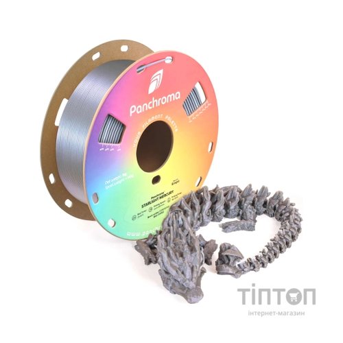 Пластик для 3D-принтера Polymaker PLA PANCHROMA STARLIGHT 1,75mm 1kg MERCURY (CA02018)
