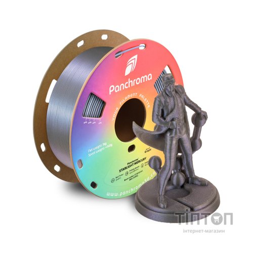 Пластик для 3D-принтера Polymaker PLA PANCHROMA STARLIGHT 1,75mm 1kg MERCURY (CA02018)