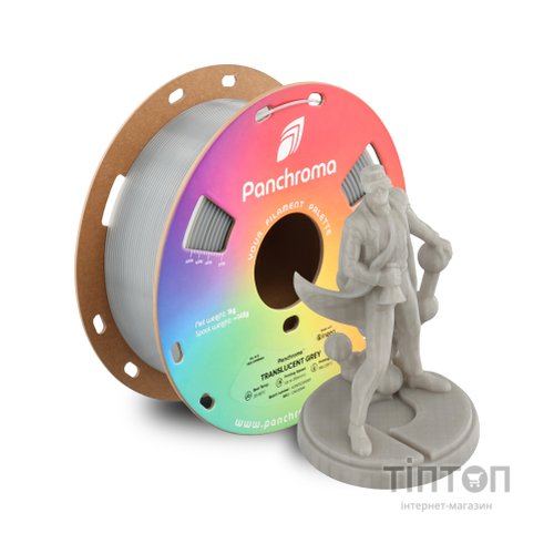 Пластик для 3D-принтера Polymaker PLA PANCHROMA TRANSLUCENT 1,75mm 1kg GREY (CA02004)