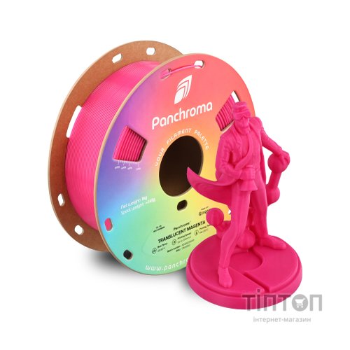 Пластик для 3D-принтера Polymaker PLA PANCHROMA TRANSLUCENT 1,75mm 1kg MAGENTA (CA02002)