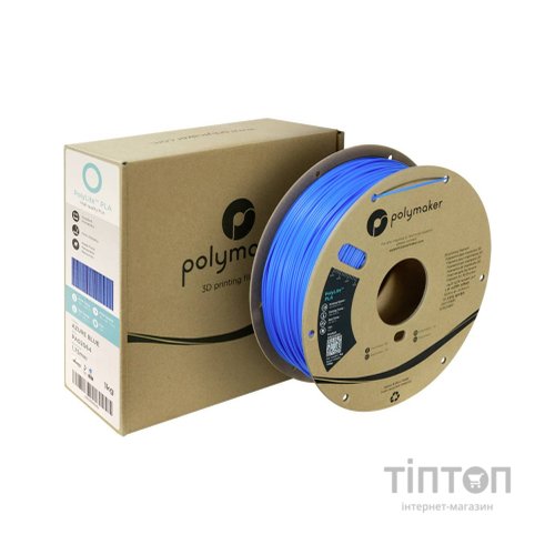 Пластик для 3D-принтера Polymaker PLA POLYLITE 1,75mm 1kg AZURE BLUE (PA02064)