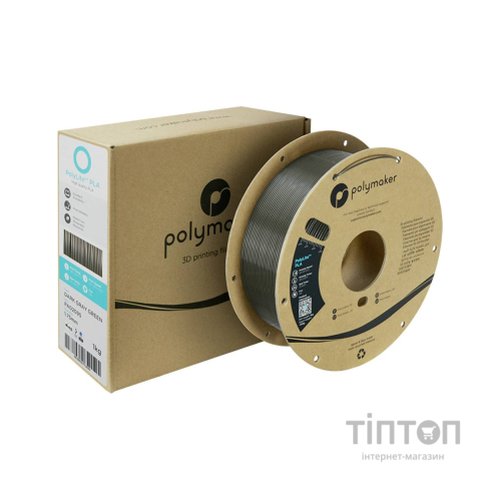 Пластик для 3D-принтера Polymaker PLA POLYLITE 1,75mm 1kg DARK GREY GREEN (PA02095)