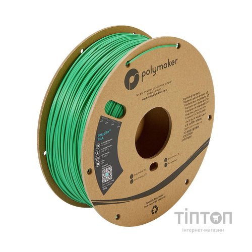 Пластик для 3D-принтера Polymaker PLA POLYLITE 1,75mm 1kg GREEN (PA02006)