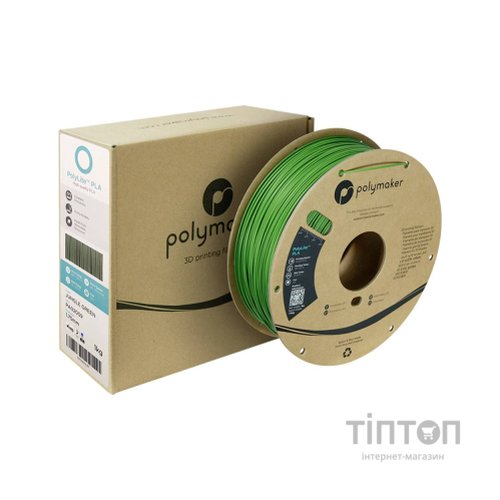 Пластик для 3D-принтера Polymaker PLA POLYLITE 1,75mm 1kg JUNGLE GREEN (PA02059)