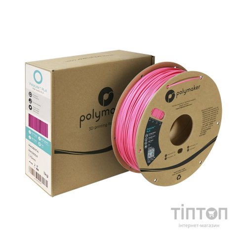 Пластик для 3D-принтера Polymaker PLA POLYLITE 1,75mm 1kg MAGENTA (PA02054)