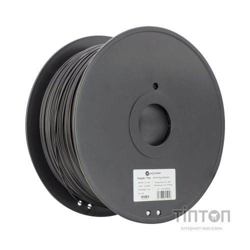 Пластик для 3D-принтера Polymaker PLA POLYLITE 1,75mm 3kg BLACK (PA02037)