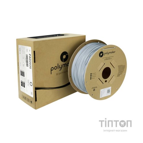 Пластик для 3D-принтера Polymaker PLA POLYLITE 1,75mm 3kg GREY (PA02035)