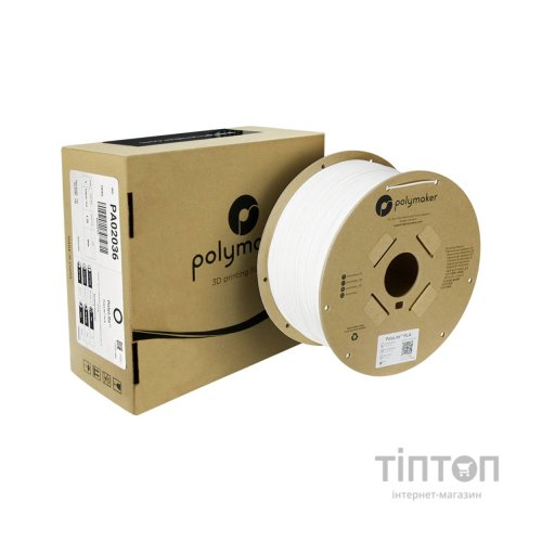 Пластик для 3D-принтера Polymaker PLA POLYLITE 1,75mm 3kg WHITE (PA02036)