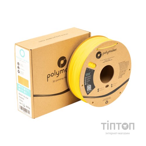 Пластик для 3D-принтера Polymaker PLA POLYLITE LW 1,75mm 0,8kg BRIGHT YELLOW (PA08009)