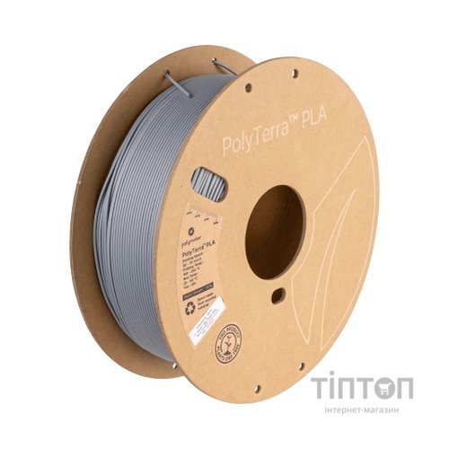 Пластик для 3D-принтера Polymaker PLA PolyTerra 1,75mm 1kg Fossil Grey (PM70824)