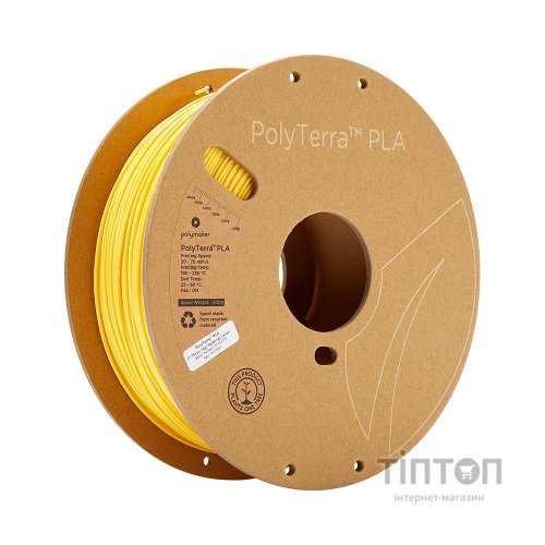 Пластик для 3D-принтера Polymaker PLA PolyTerra 1,75mm 1kg SAVANNAH YELLOW (PM70850)