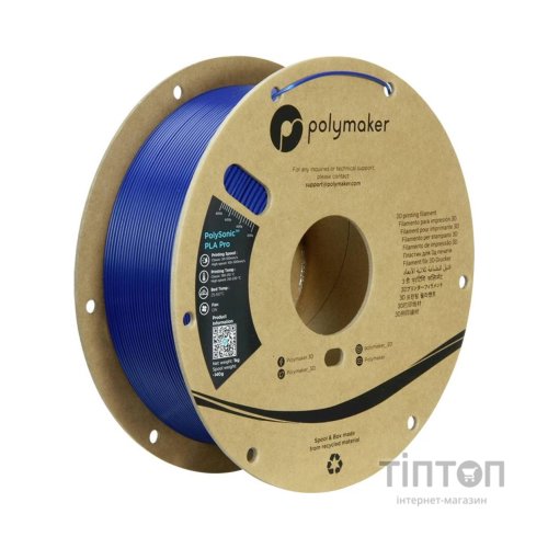 Пластик для 3D-принтера Polymaker PLA PRO HIGH SPEED TOUGH 1,75mm BLUE 1kg (PA13004)
