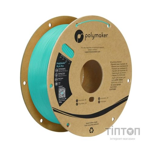 Пластик для 3D-принтера Polymaker PLA PRO HIGH SPEED TOUGH 1,75mm TEAL 1kg (PA13009)