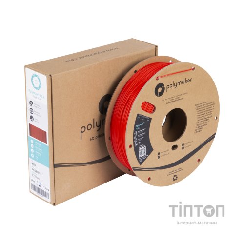 Пластик для 3D-принтера Polymaker TOUGH PLA 1,75mm 0,75kg RED (PA06004)