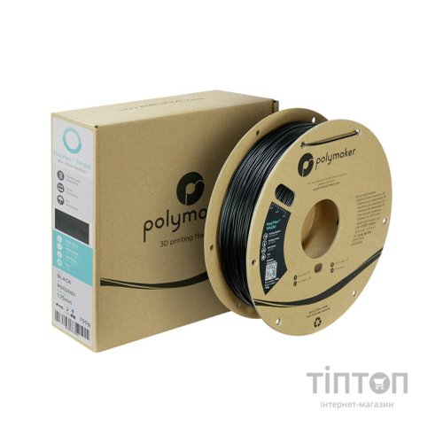 Пластик для 3D-принтера Polymaker TPU-90A 1,75mm 0,75kg BLACK (PD02001)