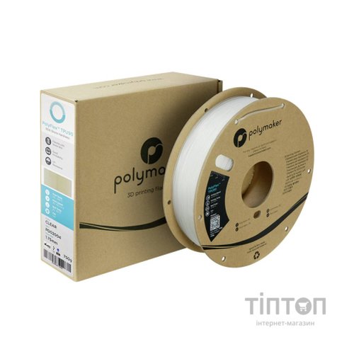 Пластик для 3D-принтера Polymaker TPU-90A 1,75mm 0,75kg CLEAR (PD02004)