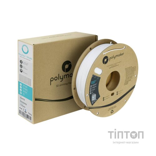 Пластик для 3D-принтера Polymaker TPU-90A 1,75mm 0,75kg WHITE (PD02002)
