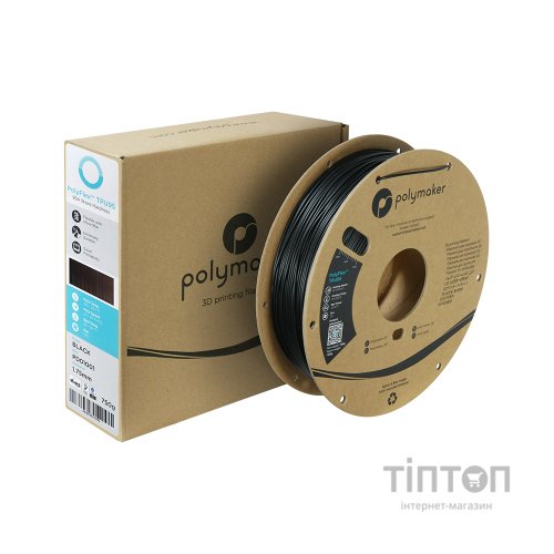 Пластик для 3D-принтера Polymaker TPU-95A 1,75mm 0,75kg BLACK (PD01001)