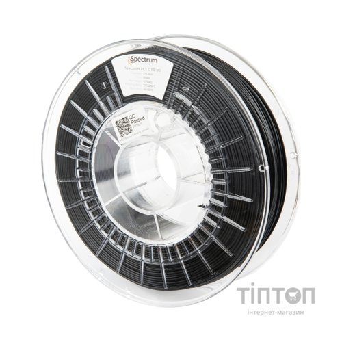 Пластик для 3D-принтера Spectrum PET-G FR V0 1.75mm 0.75kg Black (80552)