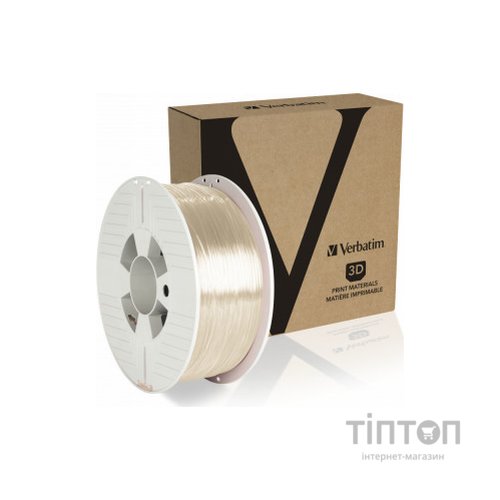 Пластик для 3D-принтера Verbatim PETG, 1.75 мм, 1 кг, clear (55051)