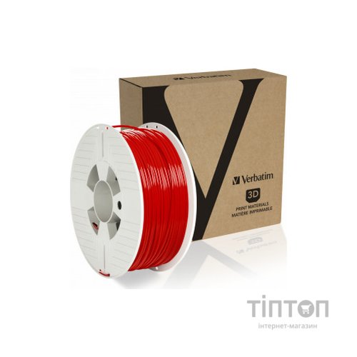 Пластик для 3D-принтера Verbatim PETG, 2,85 мм, 1 кг, red (55061)