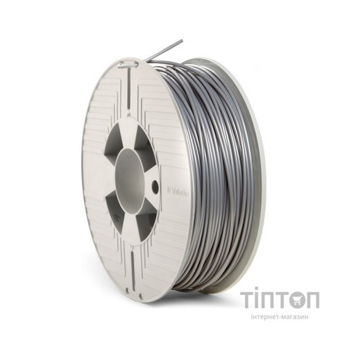 Пластик для 3D-принтера Verbatim PLA, 2,85 мм, 1кг, aluminium-grey (55329)
