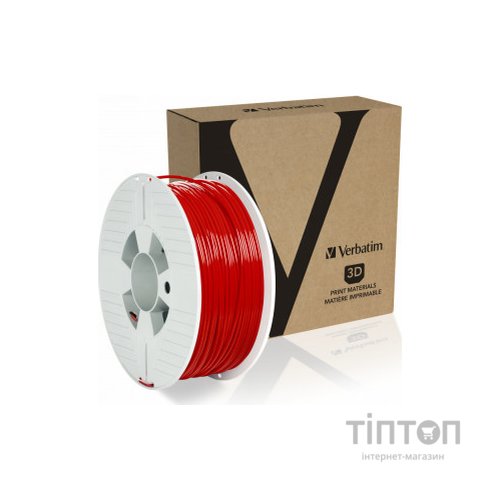 Пластик для 3D-принтера Verbatim PLA, 2,85 мм, 1кг, red (55330)