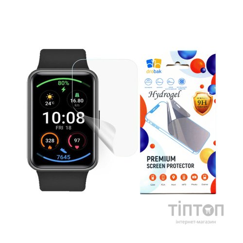 Плівка захисна Drobak Hydrogel OPPO Watch Free (2 шт) (313176) (313176)